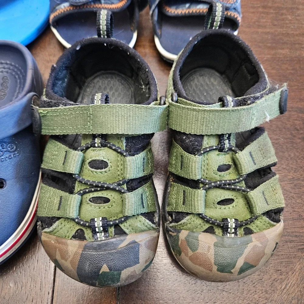 Keen Crocs See Kai Run Reef Stride Rite Sandals Toddler Boys 8 Gorpcore Bundle
